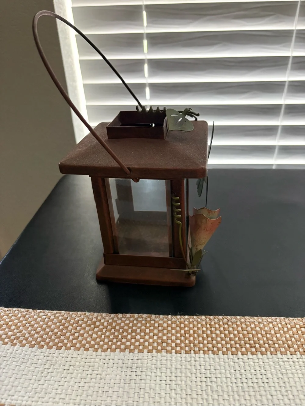 Rustic Green Hummingbird Lantern - Pets Reptile Decor